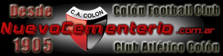 NuevoCementerio.com.ar el sitio del Hincha Sabalero - Club Colón de Santa Fe